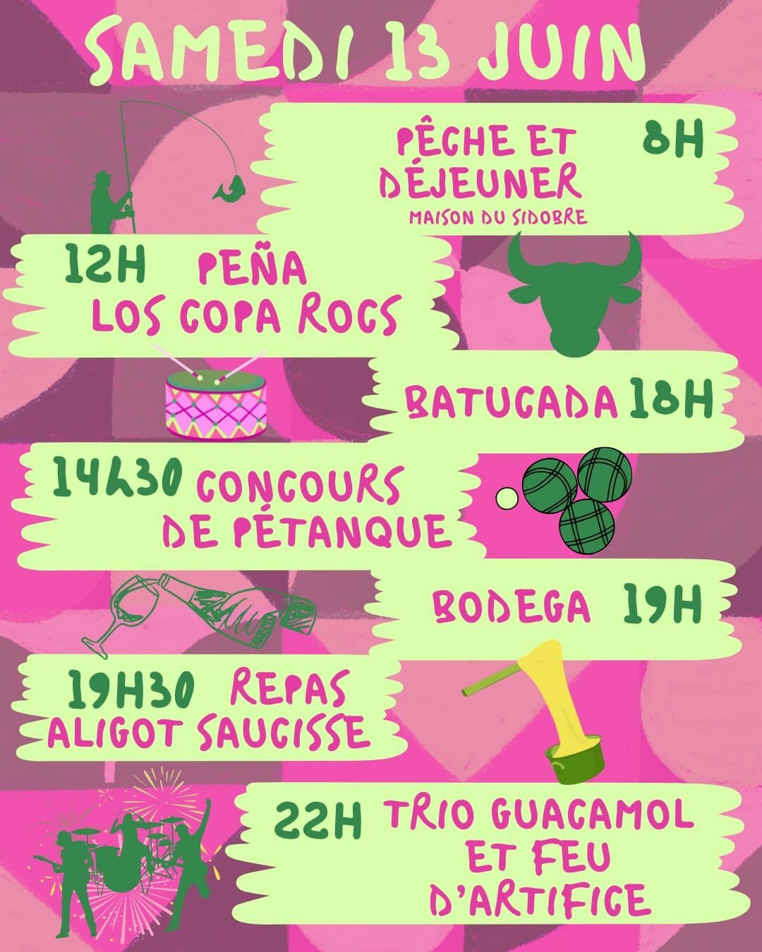 🥁 Prochain rendez-vous le 13 juin à @comitedelacrouzette ! 🥁 Venez nombreux faire la…