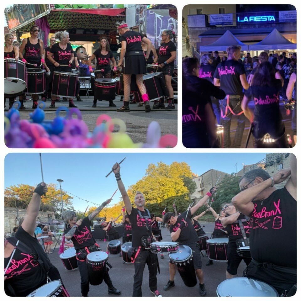 @batucabronx a fait vibrer la fête à @ville_de_labruguiere devant un public nombreux et attentif.…